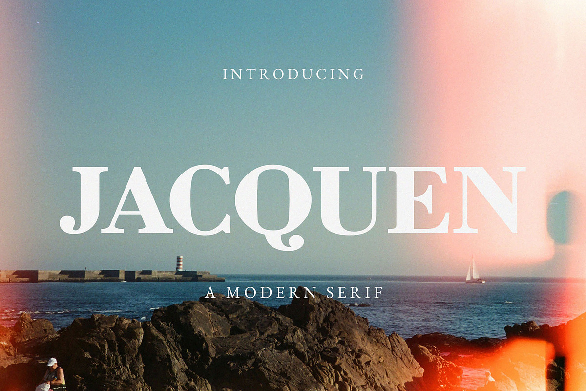 Jacquen - A Modern Serif Font, a Serif Font by TypeLogue (Photo 1 of 5)