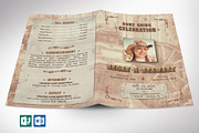 Cow Girl Funeral Program Word, a Brochure Template by Four C Graphic (Thumbnail 1 of 10)