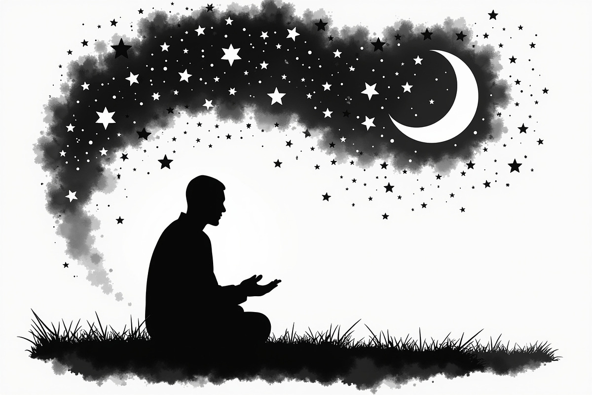 Cosmic Yoga Silhouettes Set, an Illustration by BIPLOB EXPERT (Photo 7 of 9)