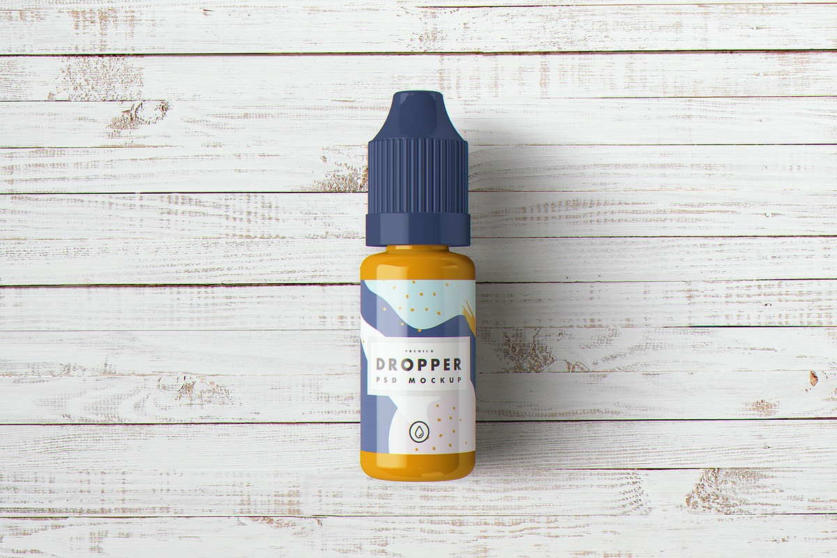 Vape Dropper Bottle MockUp, a Cups & Container Mockup by coloformia (Photo 9 of 14)