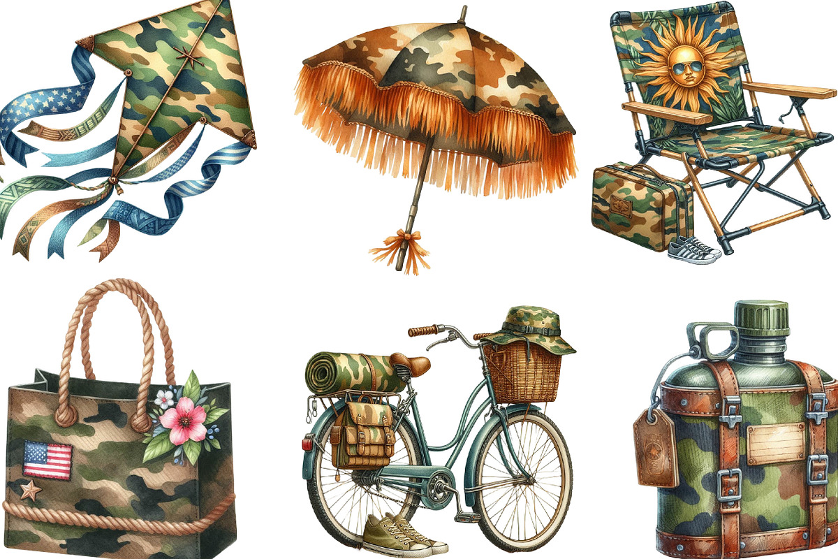Camouflage Summer Sublimation, an Illustration by Designking (Photo 4 of 4)