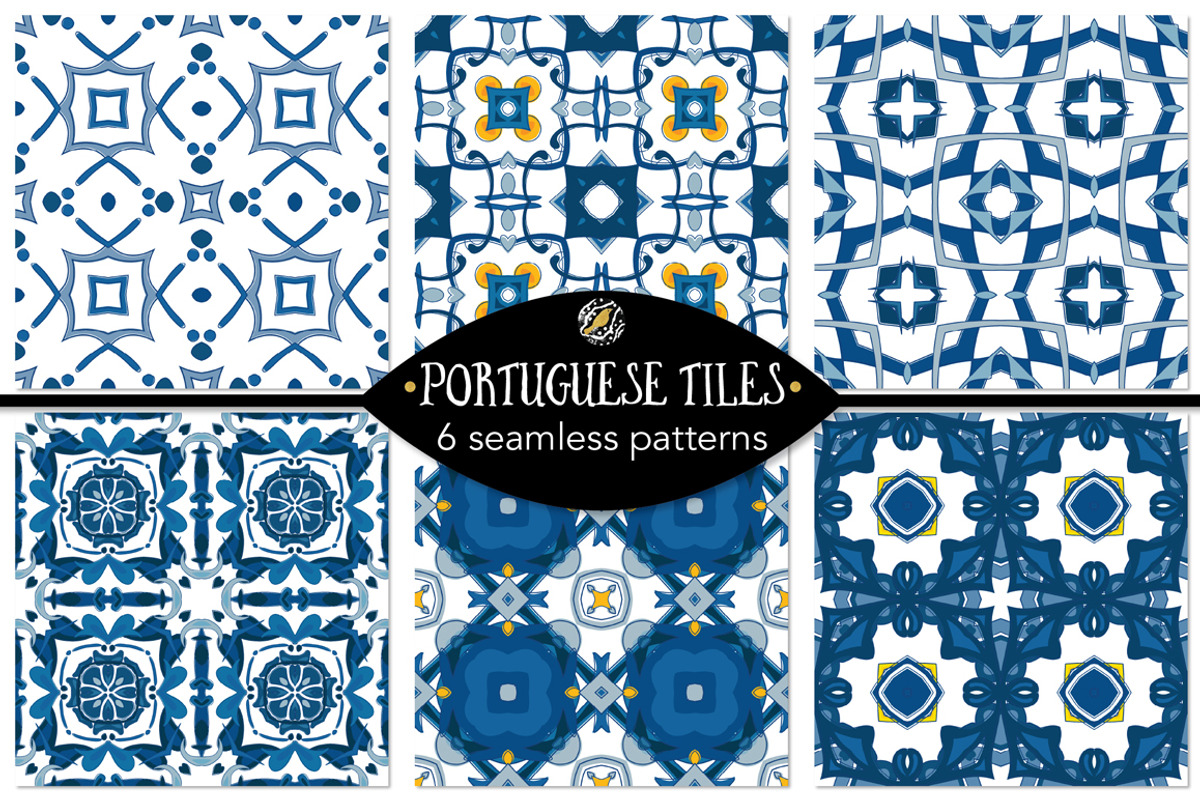 Set 111 - 6 Seamless Patterns, a Pattern Graphic by Little Bird (Photo 1 of 6)