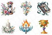 First Communion Clipart, an Illustration by DreamPrint404 (Thumbnail 2 of 7)
