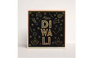 4 Diwali Posters, Greeting Cards, a Graphic by oxy_gen (Thumbnail 5 of 6)