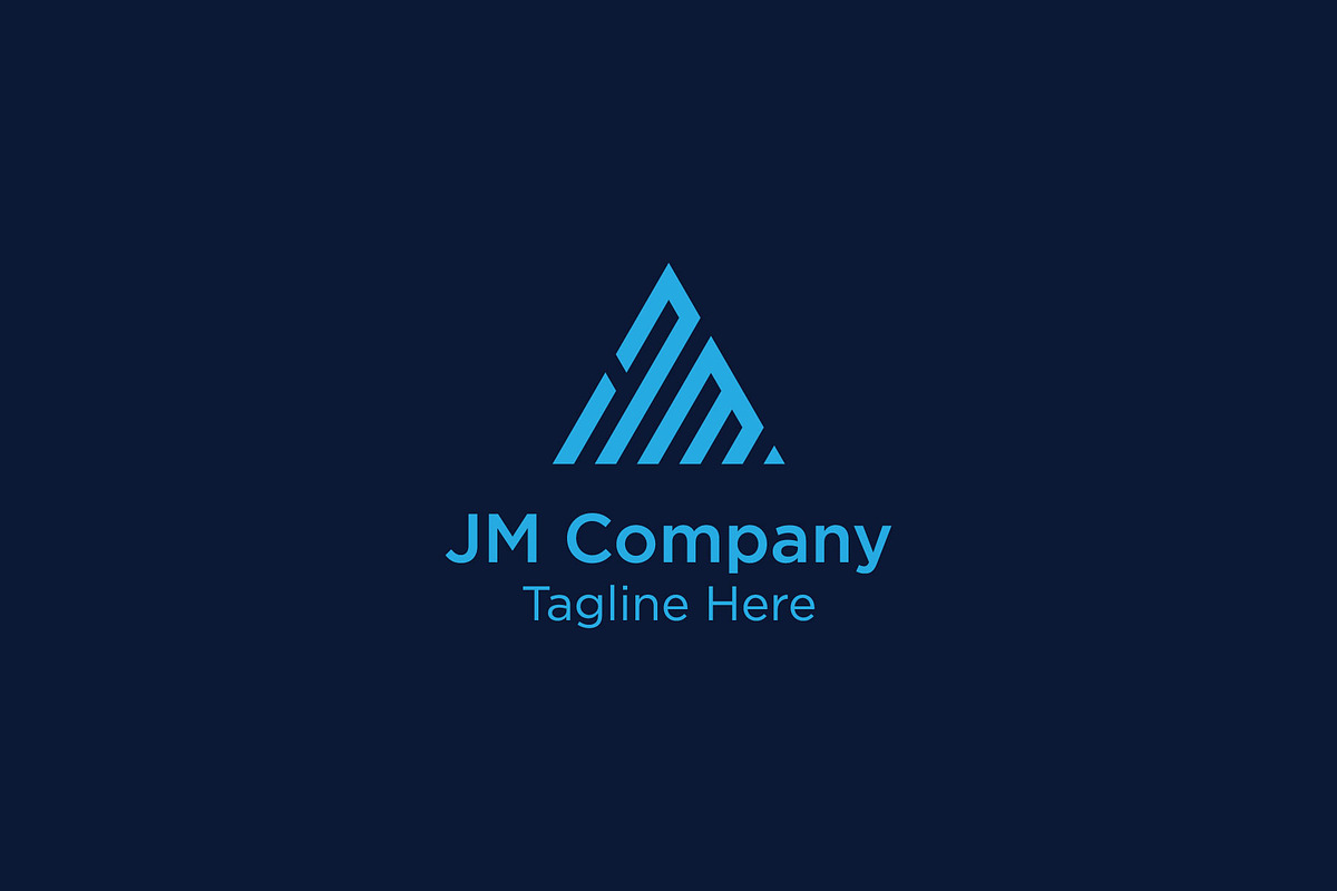 JM Monogram Logo, a Work Illustration by AhmedShousha7
