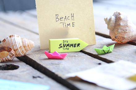 It's summer time and beach time idea
