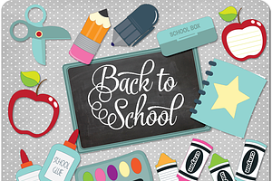 School Supplies Clip Art