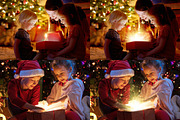 Christmas Gift Light Overlays, an Object Graphic by DreamyOverlay (Thumbnail 3 of 6)