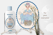 Little Fairies Clipart Collection, a Decorative Illustration by Rosangela Curti (Thumbnail 13 of 14)
