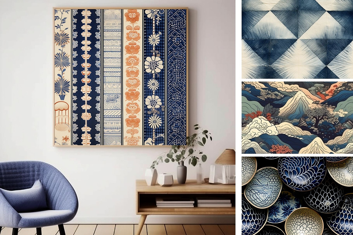 27 seamless Japan vintage pattern, a Pattern Graphic by ARTOZEN DIGITAL (Photo 2 of 15)