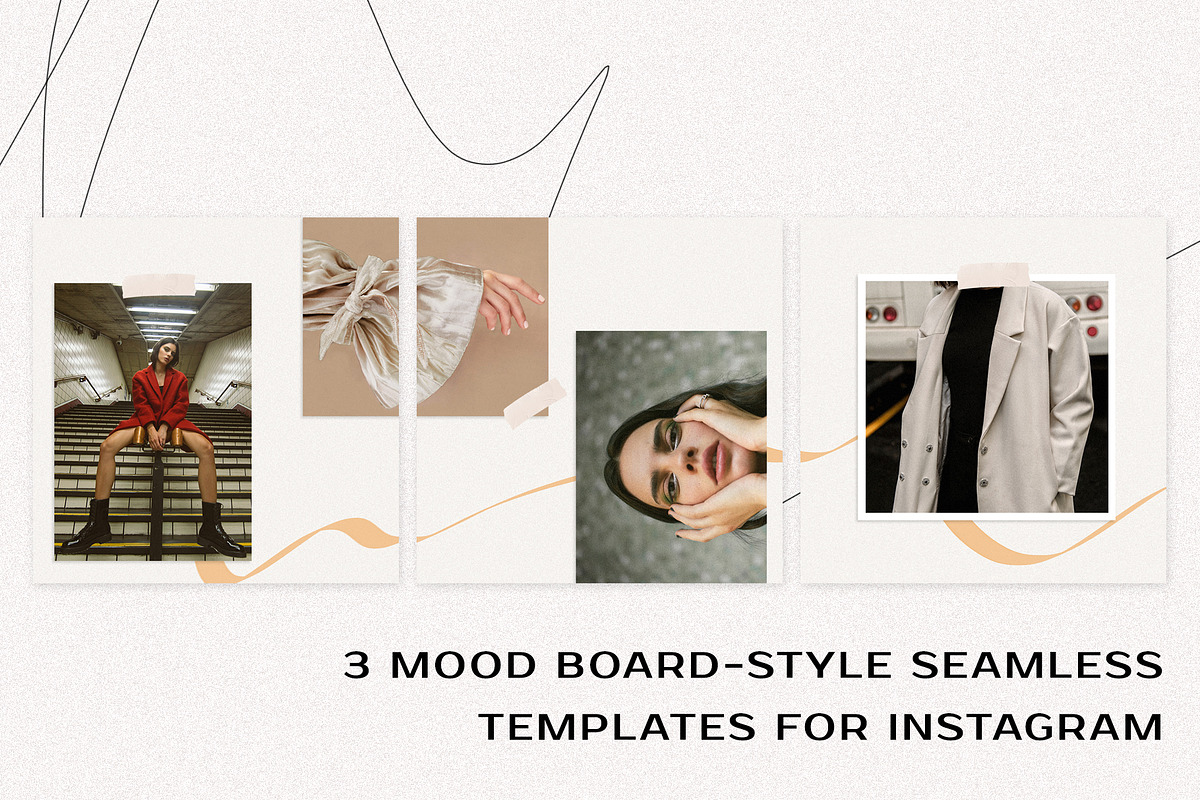 Seamless Mood Board Insta Templates, a Social Media Template by Karissa Macapagal (Photo 2 of 8)