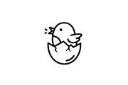 Cute Easter Chick Hatch Vector Bundl, an Illustration by jahid234 (Thumbnail 51 of 51)