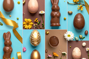 Modern commercial easter collage design, a Holiday Photo by DanFLCreativo