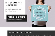Intersekt Geometric Design Kit, an Object Graphic by Pixel Supplies (Thumbnail 5 of 5)