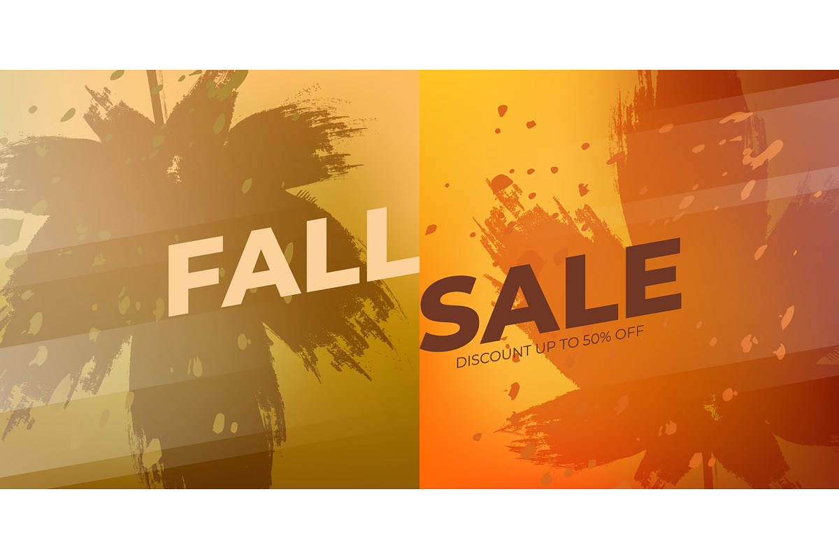 Autumn Sale Graphics Set, a Seasonal Illustration by Finevector (Photo 3 of 6)