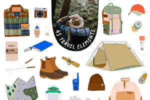 Travel & Camping Clipart And Quotes