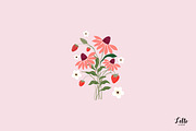 Strawberry seamless patterns set, a Pattern Graphic by Letto studio (Thumbnail 5 of 5)