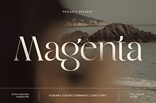 Unique Elegant Luxury Font - Magenta
