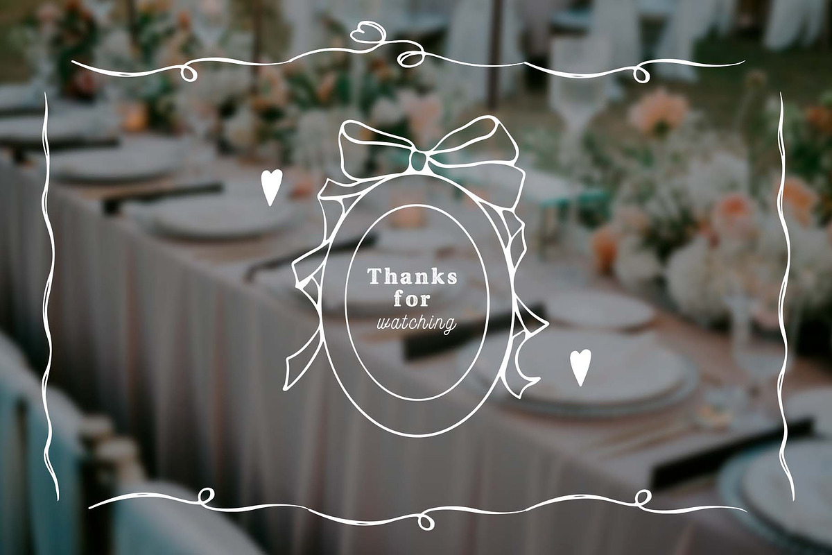 Wedding Line Art Vector Set, an Object Illustration by VerAna (Photo 18 of 18)