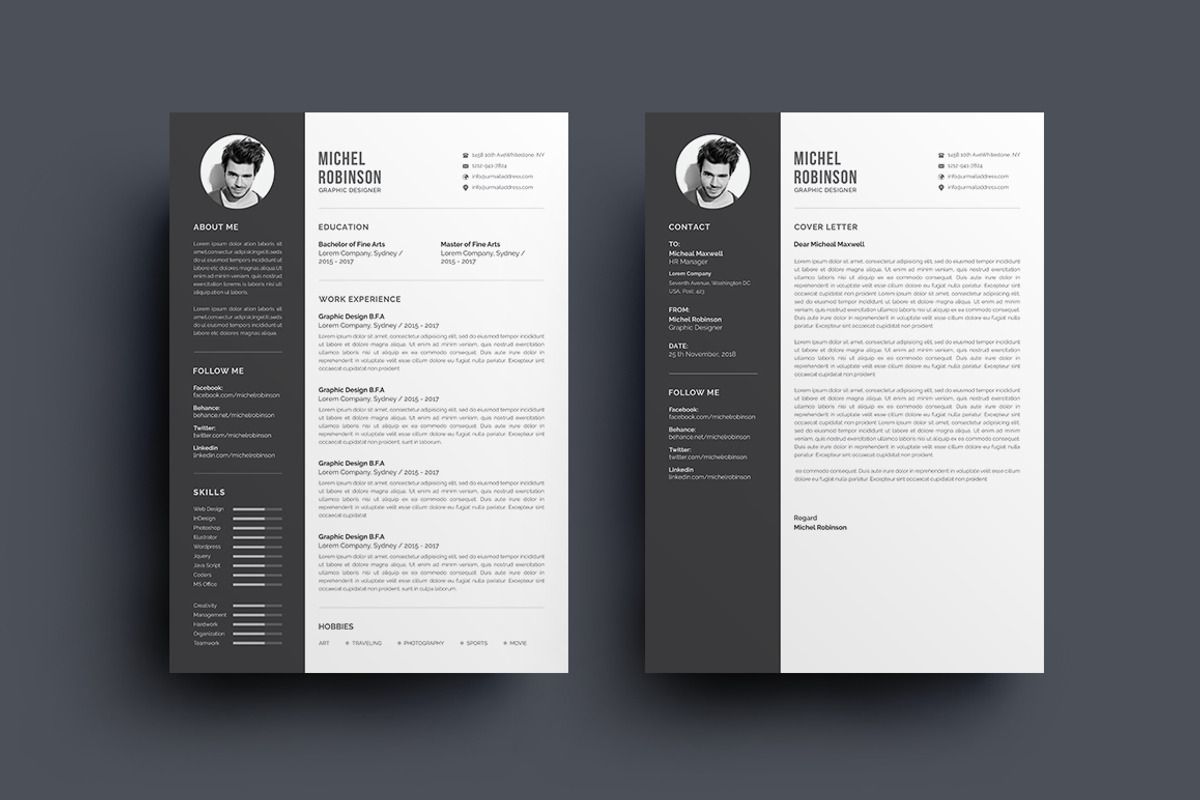 Resume/CV, a Resume Template by deviserpark (Photo 2 of 4)
