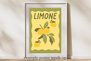 Italian Summer Retro Linocut Clipart, a Decorative Illustration by Ginny and Sam (Thumbnail 10 of 12)
