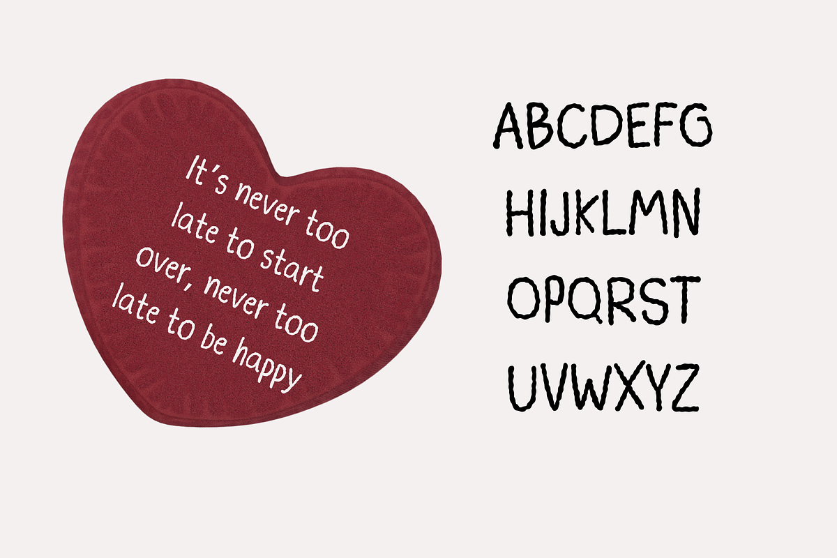 Happy still font, a Handwritten Font by JJuta (Photo 4 of 4)