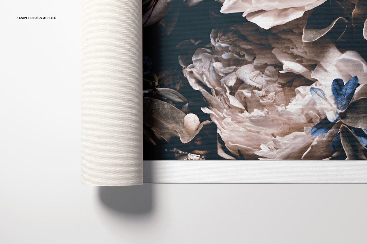 Rolled Canvas Print Mockup Set v.2, a Product Mockup by creatsy5 (Photo 5 of 14)