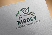 Bird Nest Vector Logo, a Branding & Logo Template by GladicMonster (Thumbnail 1 of 15)