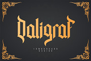Awaludin, a Blackletter Font by ismanayuda (Thumbnail 4 of 7)