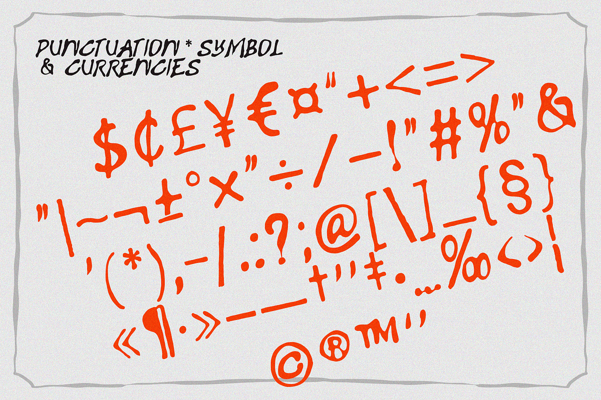 GOWAK — Raw Font, a Handwritten Font by Enxyclo Studio (Photo 13 of 14)