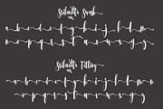 Srikonitta Script + Free Vectors, a Script Font by Aldedesign (Thumbnail 8 of 11)
