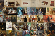 230+ Piano Paintings Bundle, a Person Illustration by Digital Museum (Thumbnail 10 of 14)