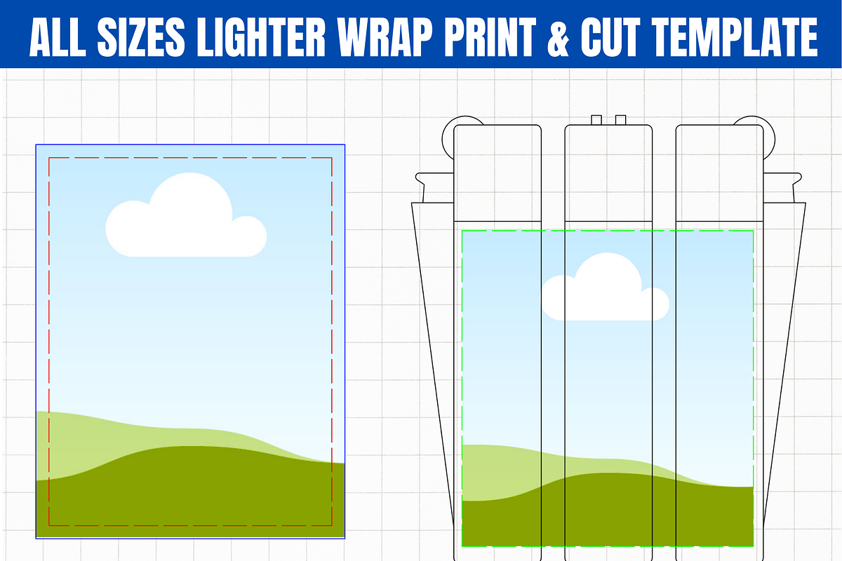 All Sizes Lighter Wrap Template 363, a Graphic by AtacanDigital (Photo 3 of 3)