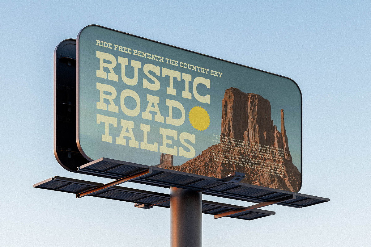 Haose Rodeko Western Slab Serif, a Slab Serif Font by AmorfaType (Photo 2 of 12)