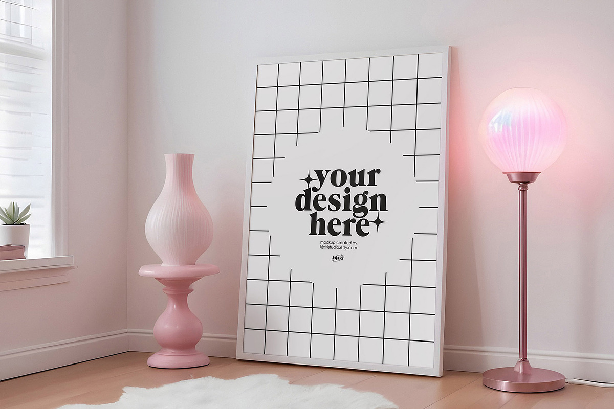 Soft Girly Ambience | Frame Mockup, a Household Mockup by isjakimockups (Photo 2 of 9)