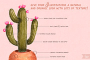 Boho Illustration Procreate Brushes, a Brush Add-On by Honey & Jazz Co. (Thumbnail 6 of 10)