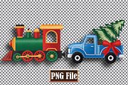 Christmas Embroidery Clipart Bundle, a Seasonal Illustration by protabsorkar11 (Thumbnail 4 of 10)