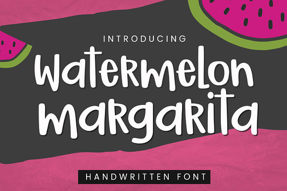 Watermelon Margarita Font preview 7