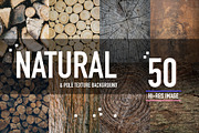 50 Natural & pole wood background, a Texture Graphic by photo3idea (Thumbnail 1 of 2)