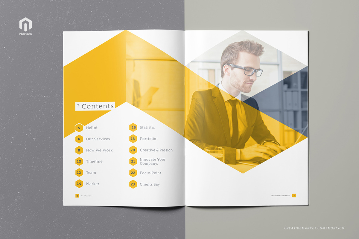 Annual Report 2016, a Brochure Template by Morisco (Photo 3 of 14)