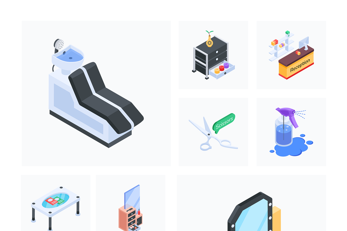 Animated Barber Icon Set, a Duotone Icon by Vectors Market (Photo 6 of 9)