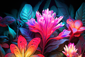 Neon Plants & Flowers