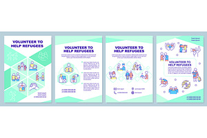 Volunteer To Help Refugees Brochure