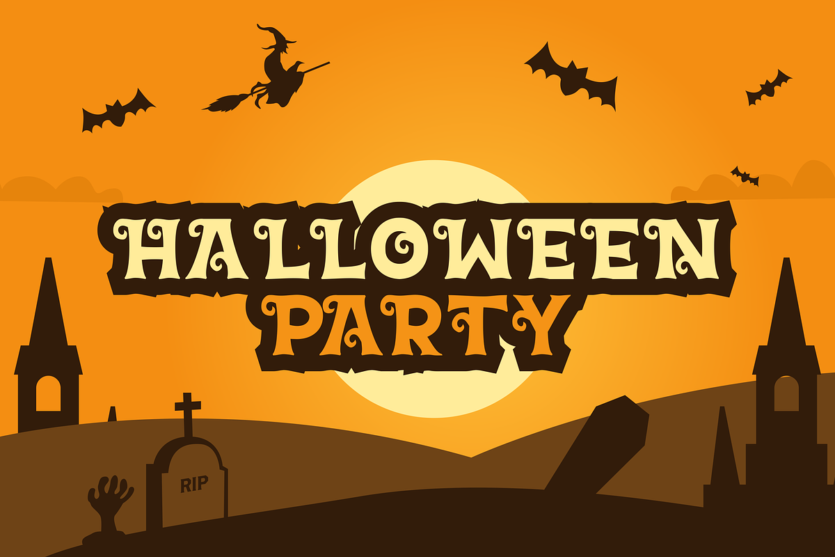 Spoongky Horror Font, a Serif Font by juliawan (Photo 3 of 5)