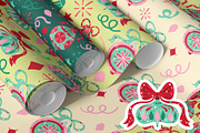 Christmas ornaments confetti pattern, a Pattern Graphic by Carpet Tapete Pretzel (Thumbnail 9 of 11)