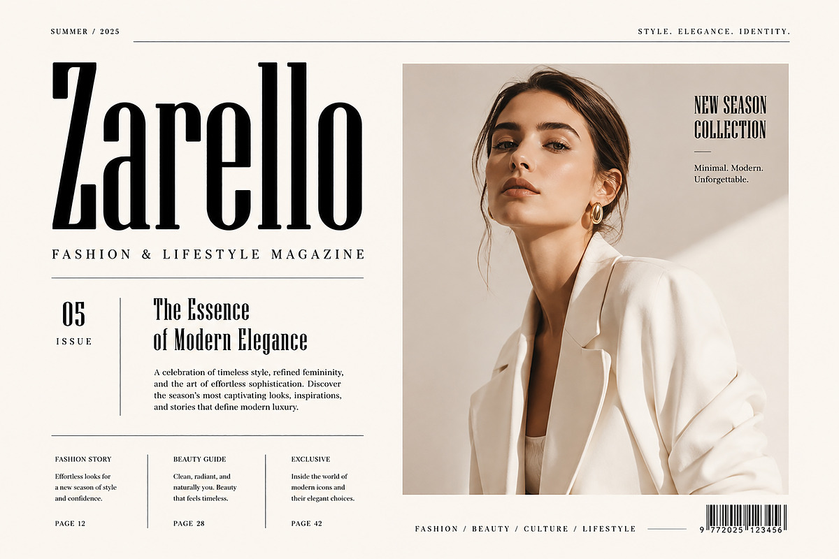 Zarello, a Serif Font by Wow Magic (Photo 3 of 5)