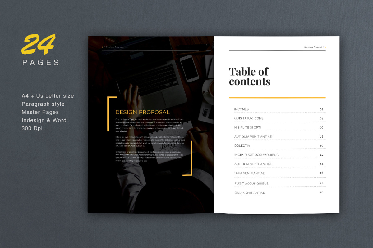 Proposal Brochure, a Brochure Template by Estartshop (Photo 4 of 13)