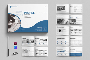 Company Profile Template, a Brochure Template by E-Type
