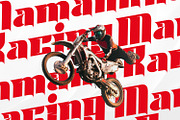 Aimflash – Racing Font, a Sans Serif Font by Randi Irvan | Rvandtype (Thumbnail 7 of 12)