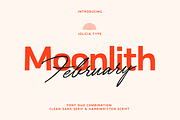 Moonlith February | Elegant Font Duo, a Script Font by Jolicia Type (Thumbnail 1 of 15)